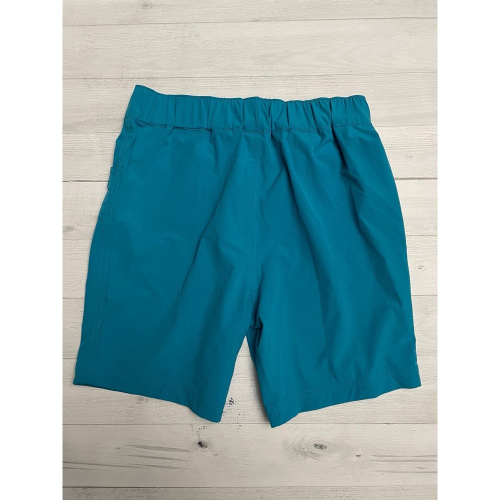 Coolibar kids aqua blue UV protection shorts youth large - Picture 5 of 5